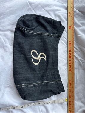 thirty-one BLUE Denim COVER with Cream Monogram